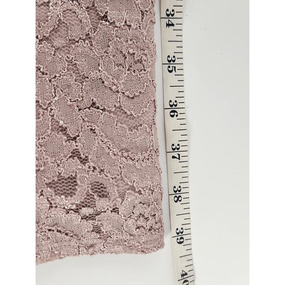 Jessica Howard Lace Sequin Dress Cold Size 12 Pink Beaded Sheath Classic Luxe - Picture 12 of 12